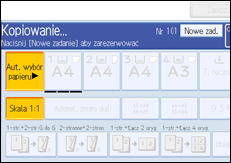 Ilustracja ekranu panela operacyjnego