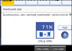 Ilustracja ekranu panela operacyjnego
