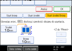 Ilustracja ekranu panela operacyjnego