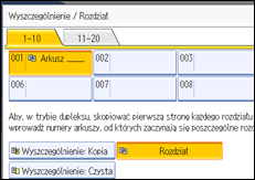 Ilustracja ekranu panela operacyjnego