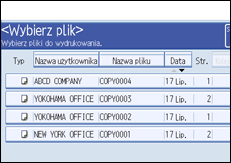 Ilustracja ekranu panela operacyjnego
