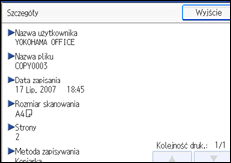 Ilustracja ekranu panela operacyjnego