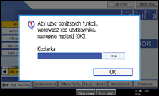 Ilustracja przedstawia ekran panelu operacyjnego