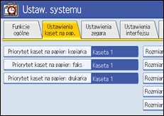 Ilustracja ekranu panela operacyjnego