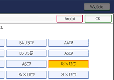 Ilustracja ekranu panela operacyjnego