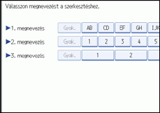 műveleti kezelőpanel képernyője, illusztráció