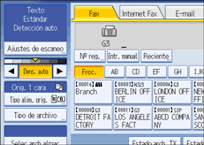 Ilustraci&oacute;n de la pantalla del panel de operaciones