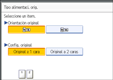 Ilustraci&oacute;n de la pantalla del panel de operaciones