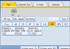 Ilustraci&oacute;n de la pantalla del panel de operaciones