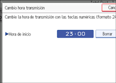 Ilustraci&oacute;n de la pantalla del panel de operaciones