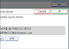 Ilustraci&oacute;n de la pantalla del panel de operaciones