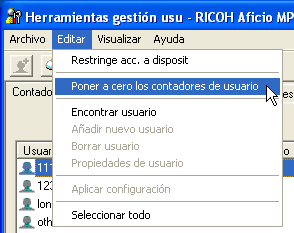 Ilustración de la pantalla de la aplicación