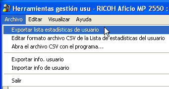 Ilustración de la pantalla de la aplicación