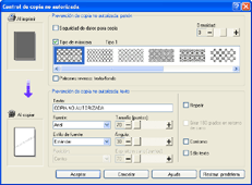 Ilustración de pantalla del driver