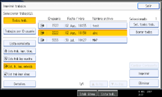 Ilustraci&oacute;n de la pantalla del panel de operaciones