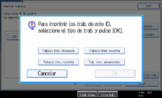 Ilustraci&oacute;n de la pantalla del panel de operaciones
