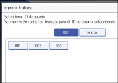 Ilustraci&oacute;n de la pantalla del panel de operaciones