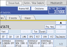 ��lem paneli ekran &ccedil;izimi