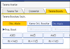 ��lem paneli ekran &ccedil;izimi