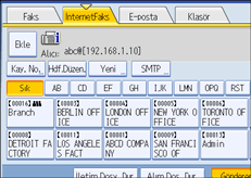 ��lem paneli ekran &ccedil;izimi