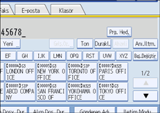 ��lem paneli ekran &ccedil;izimi