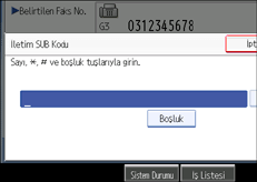 ��lem paneli ekran &ccedil;izimi