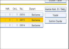 ��lem paneli ekran &ccedil;izimi