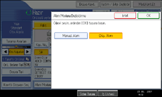 ��lem paneli ekran &ccedil;izimi