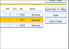 ��lem paneli ekran &ccedil;izimi
