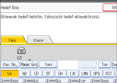 ��lem paneli ekran &ccedil;izimi
