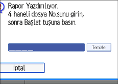 ��lem paneli ekran &ccedil;izimi