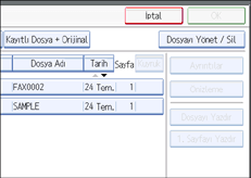 ��lem paneli ekran &ccedil;izimi