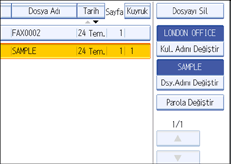 İşlem paneli ekran çizimi