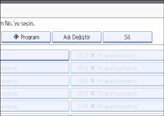 ��lem paneli ekran &ccedil;izimi