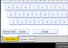 ��lem paneli ekran &ccedil;izimi