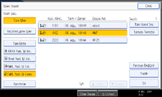 ��lem paneli ekran� g&ouml;sterimi