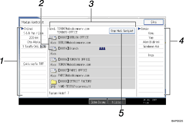 ��lem paneli ekran� g&ouml;sterimi i�aretli balonlu g&ouml;sterim 