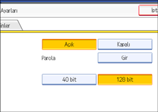 ��lem paneli ekran resmi