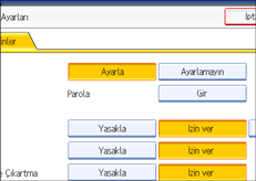 ��lem paneli ekran resmi