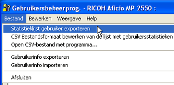 Illustratie applicatiescherm