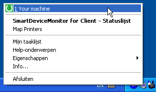 Illustratie applicatiescherm