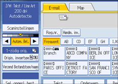 Schermafbeelding Bedieningspaneel