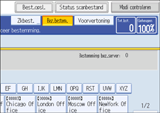 Schermafbeelding Bedieningspaneel