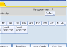 Schermafbeelding Bedieningspaneel