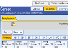 Schermafbeelding Bedieningspaneel