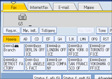 Illustration af kontrolpanelet