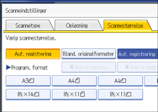 illustration af skærmbilledet i kontrolpanelet