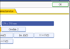 Illustration af kontrolpanelet