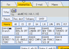 Illustration af kontrolpanelet