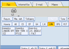 Illustration af kontrolpanelet